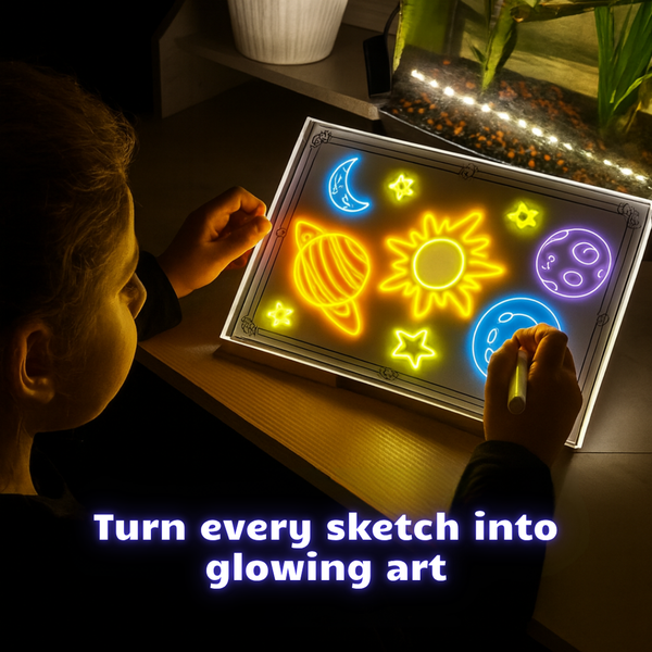 DIY Glowing Board Fun and Creative for Kids