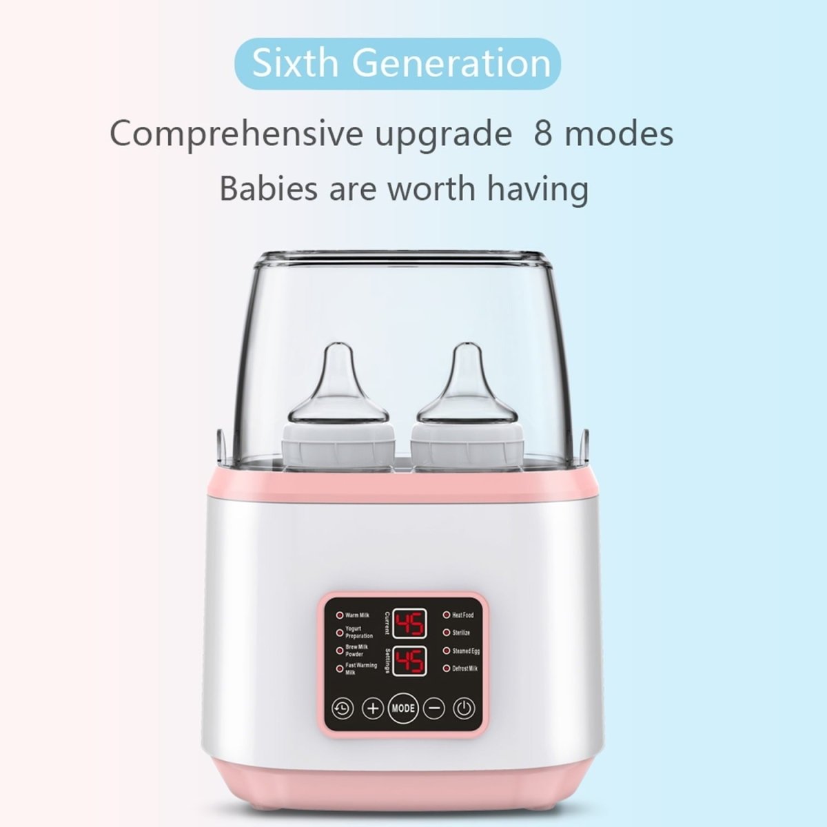 4 in 1 Quick and Safe Multi-Bottle Warmer
