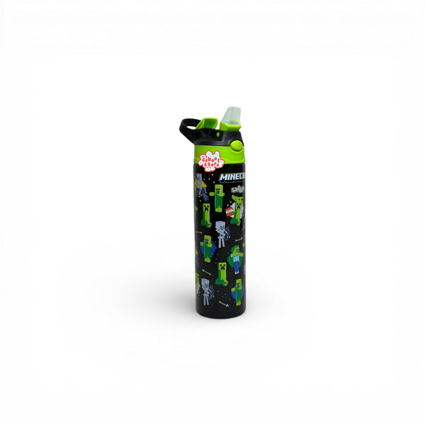 Minecraft Stainless Metal Sipper Water Bottle 520ML