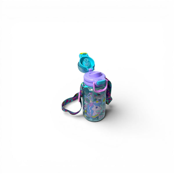 Unicorn Dual Sipper BPA Free Water Bottle 600ML