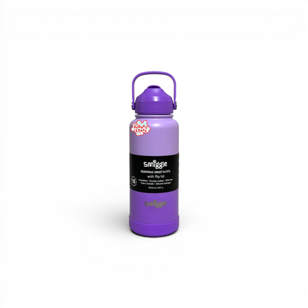 Original stainless metal Flip Lid water bottle 1000ML