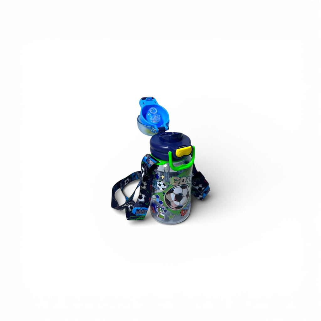 Football Dual Sipper BPA Free Water Bottle 600ML