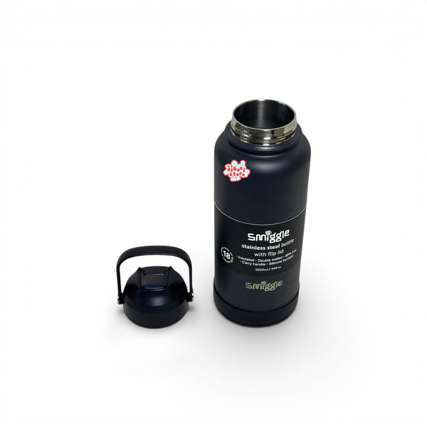 Original stainless metal Flip Lid water bottle 1000ML