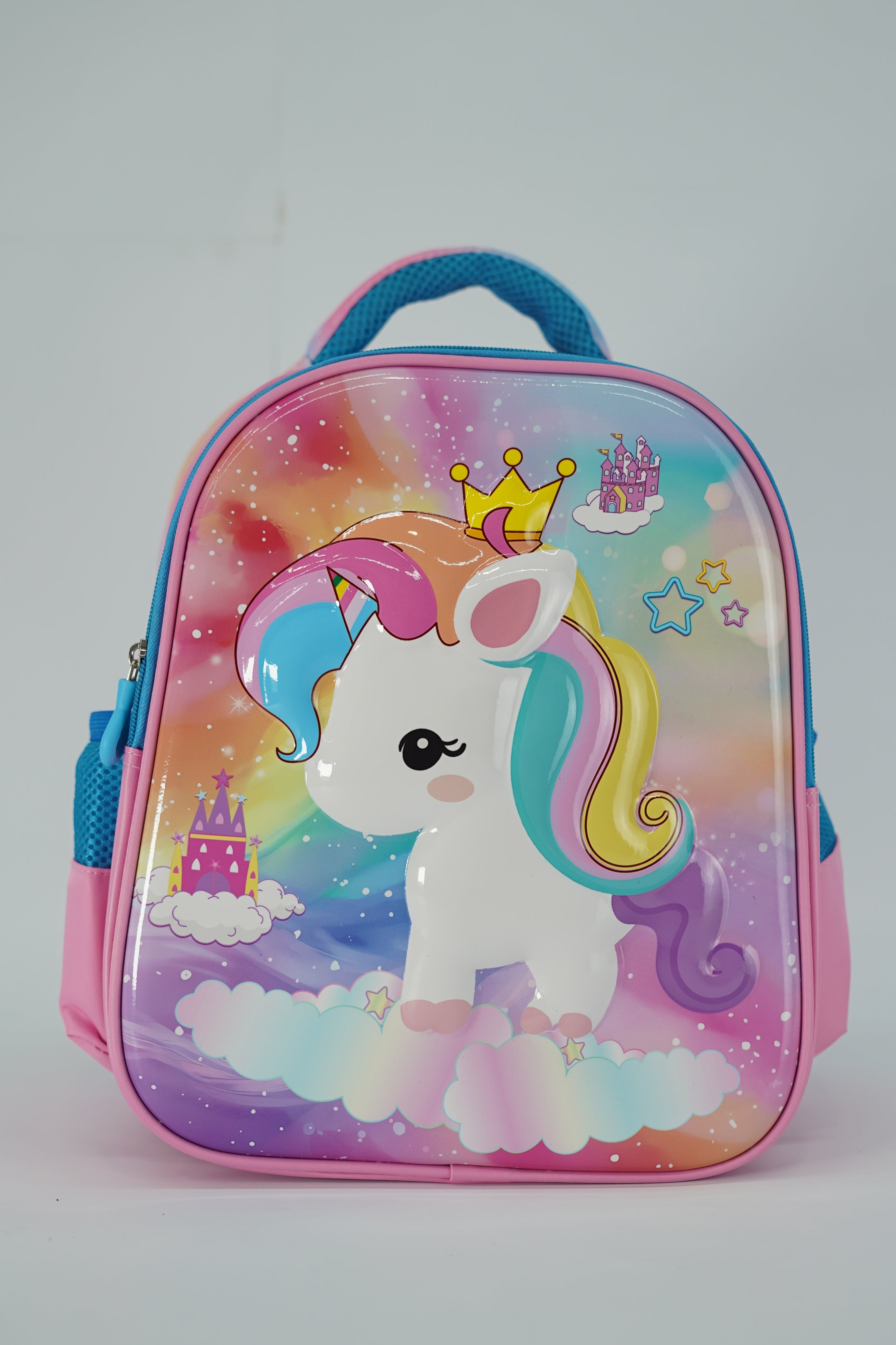 14 Inch Unicorn 3D School Bag For Nursery Till KG Girls