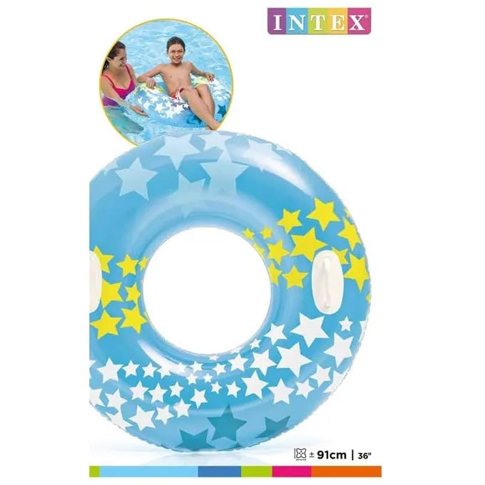 INTEX 59256 Swim Ring, Stargage Tube, 35.8 inches (91 cm)