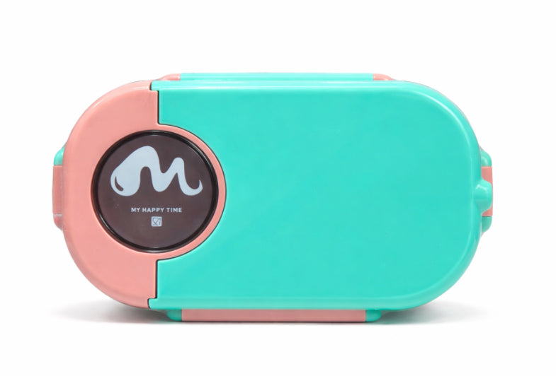 Oval Kids Lunch Box with Lock Lid