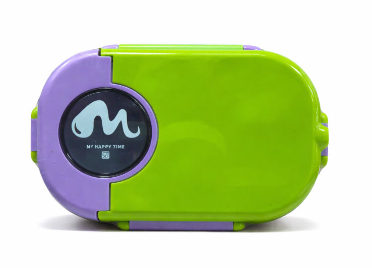 Oval Kids Lunch Box with Lock Lid