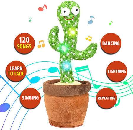 Cute Dancing And Talking Cactus Toy