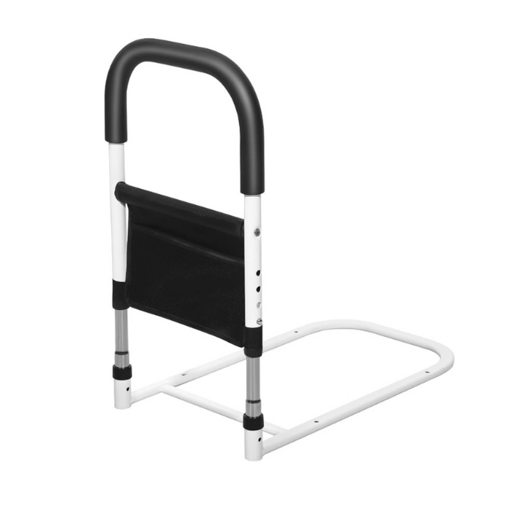 Modern Minimalist Metal Bed Rails for Pregnant Women Senior & Hospitals Thickened Punch-Free Portable Widened Bed Guardrail