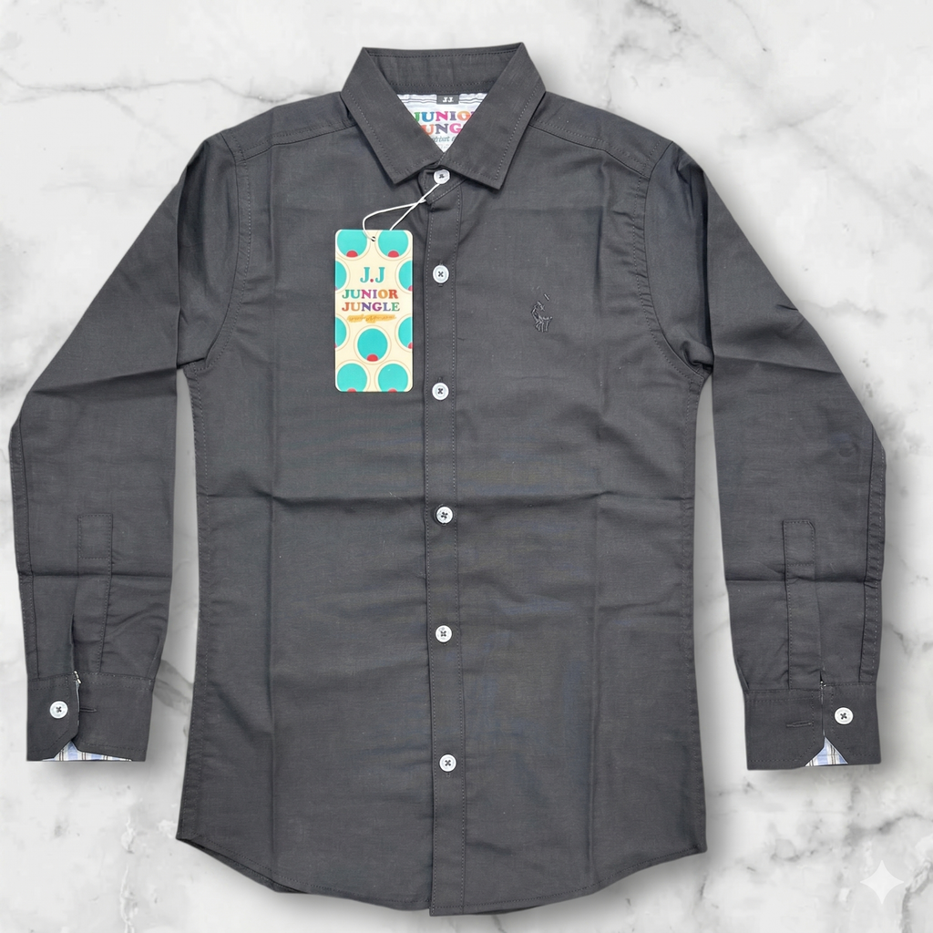 Kids Plain coller shirts
