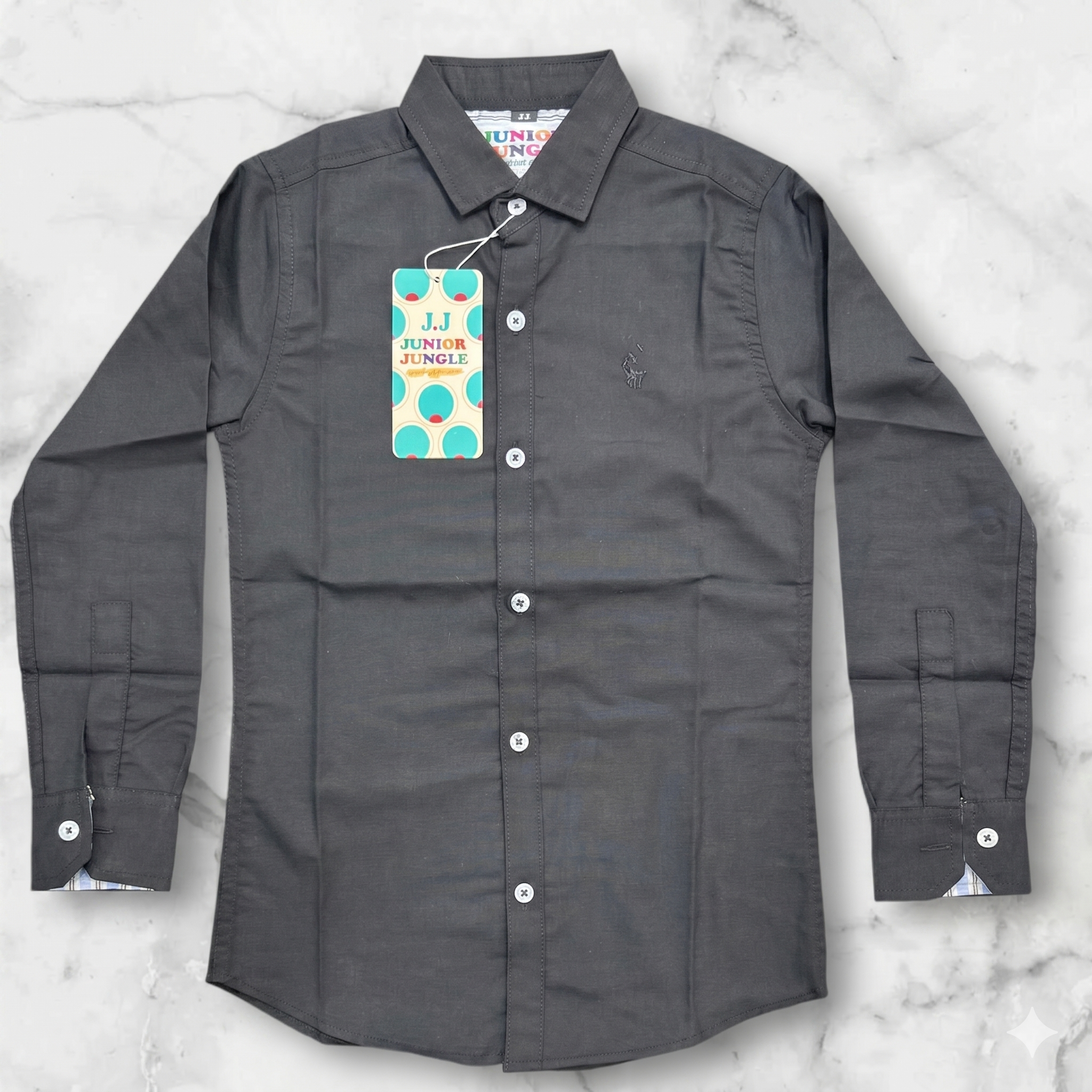 Kids Plain coller shirts
