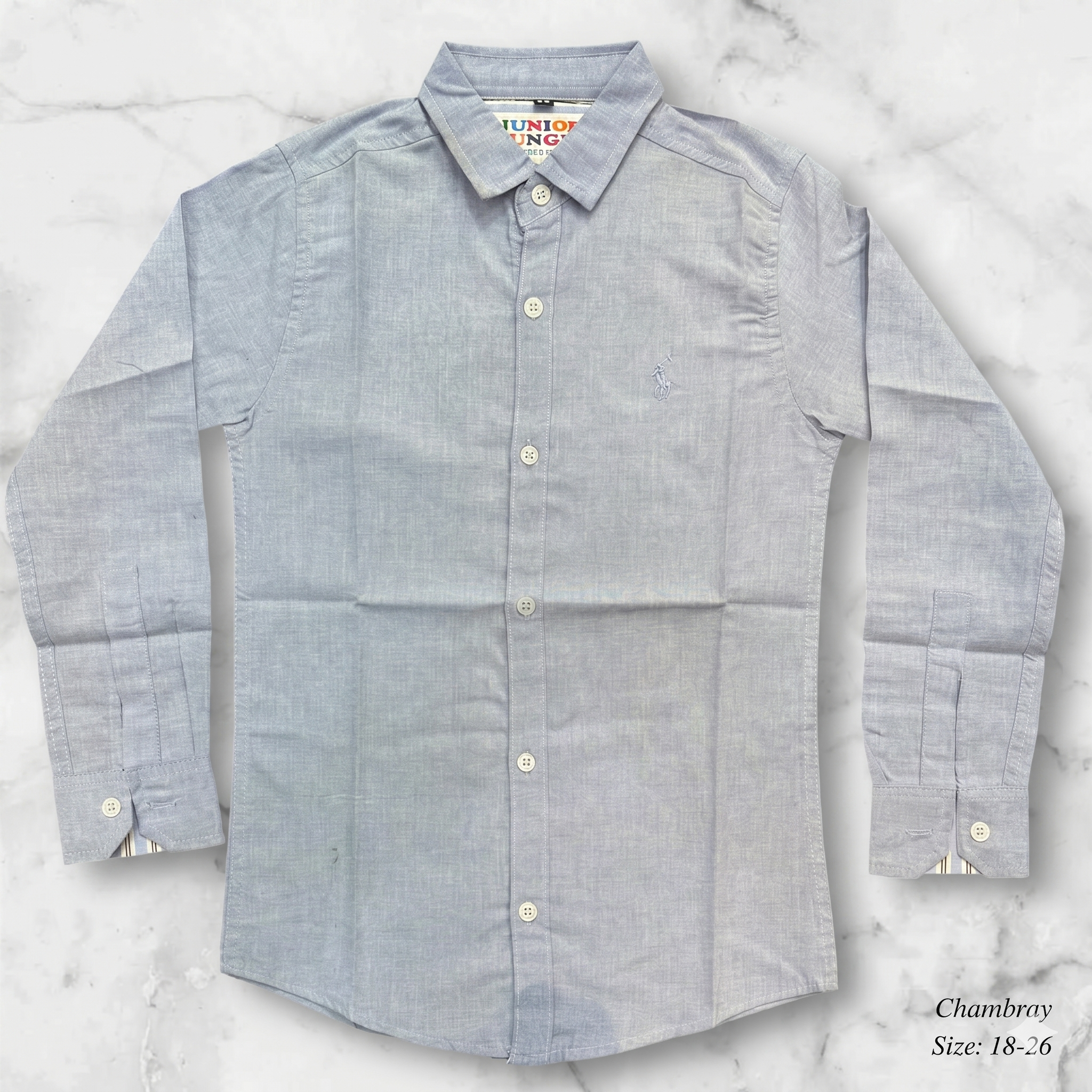 Kids Plain coller shirts