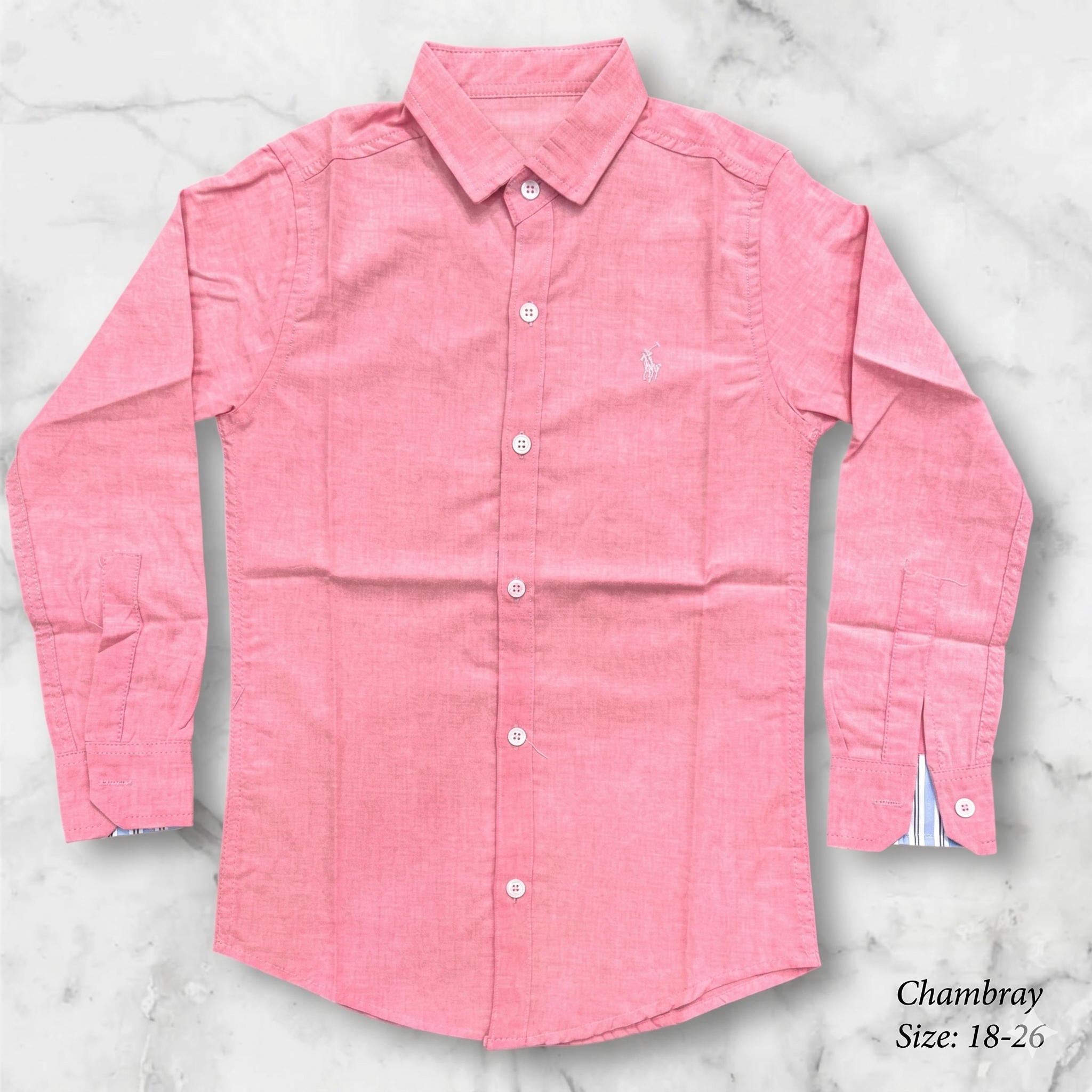 Kids Plain coller shirts