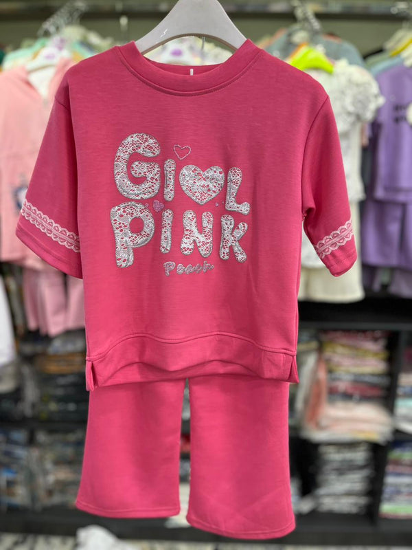 Little Pink Peace Co-Ord Set